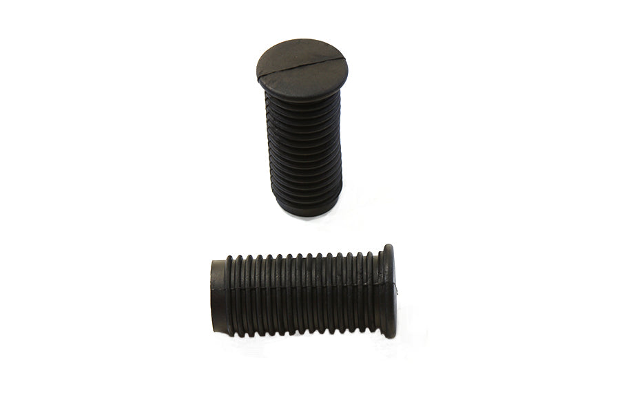 HARLEY Trittbrettgummi Schwarz Set Passend für 1957-1984 XL, 1971-1984 FX, 1952-1956 K,
