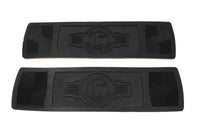 HARLEY World's Fair Rectangular Footboard Rubber Set fits 1914-1929 J,  1930-1936 VL,  1936-1939 U,  1936-1952 W,  1936-1952 EL,  1941-1985 FL,