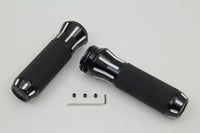HARLEY Schwarzes Griffset mit schwarzen Endkappen Passend für 1982-1984 FX, 1982-1984 FL, 1982-UP XL, 1984-20