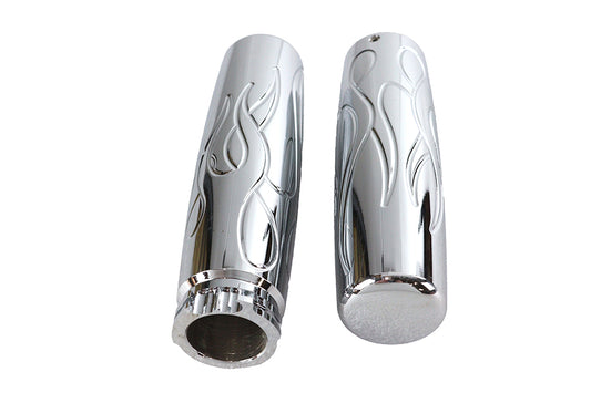 HARLEY Billet Flame Style Griffset passend für 1982-1984 FL, 1982-1984 FX, 1982-UP XL, 1984-2015 FXST