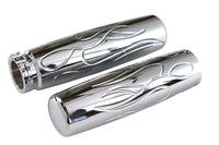 HARLEY Billet Flame Style Griffset passend für 1982-1984 FL, 1982-1984 FX, 1982-UP XL, 1984-2015 FXST