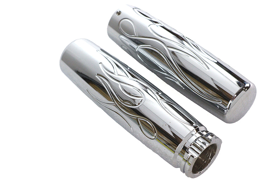 HARLEY Billet Flame Style Griffset passend für 1982-1984 FL, 1982-1984 FX, 1982-UP XL, 1984-2015 FXST