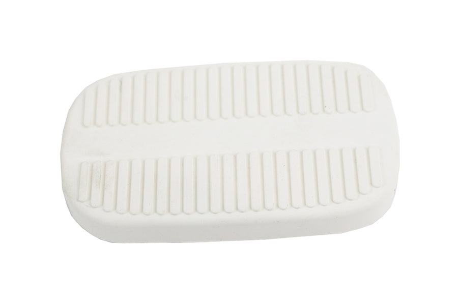 HARLEY White Brake Pedal Pad fits 1986-UP FLT,  1986-2017 FXST,