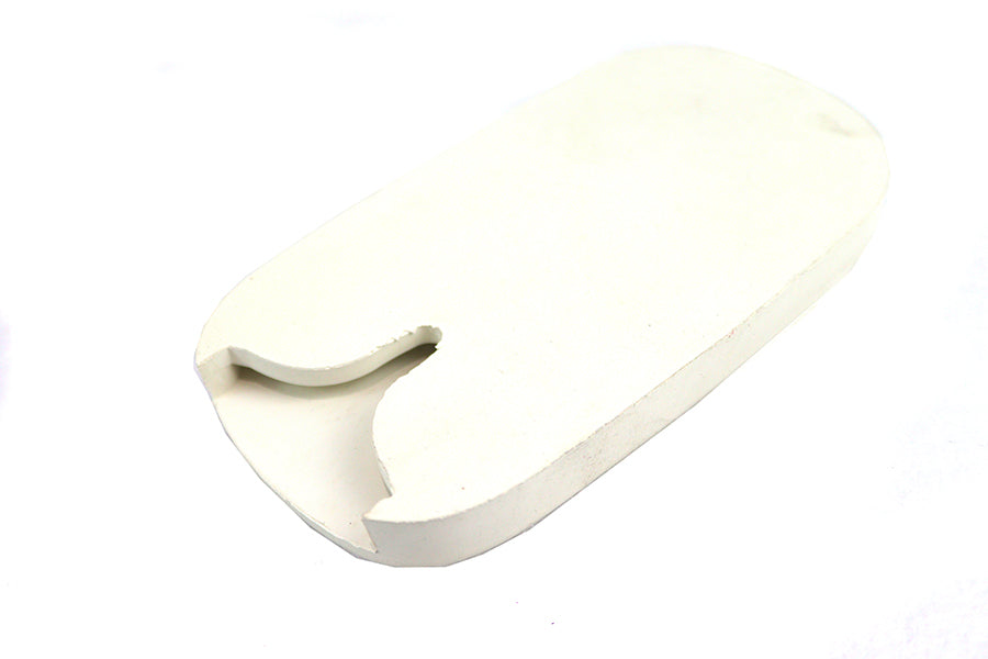 HARLEY White Brake Pedal Pad fits 1986-UP FLT,  1986-2017 FXST,