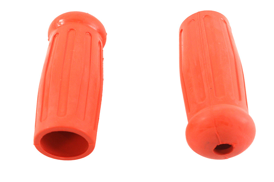 HARLEY Replica Short Stock Handlebar Grip Set Orange fits 1935-1936 VL,  1936-1940 EL,  1937-1948 UL,  1941-1948 FL,