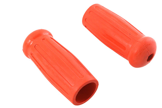 HARLEY Replica Short Stock Handlebar Grip Set Orange fits 1935-1936 VL,  1936-1940 EL,  1937-1948 UL,  1941-1948 FL,