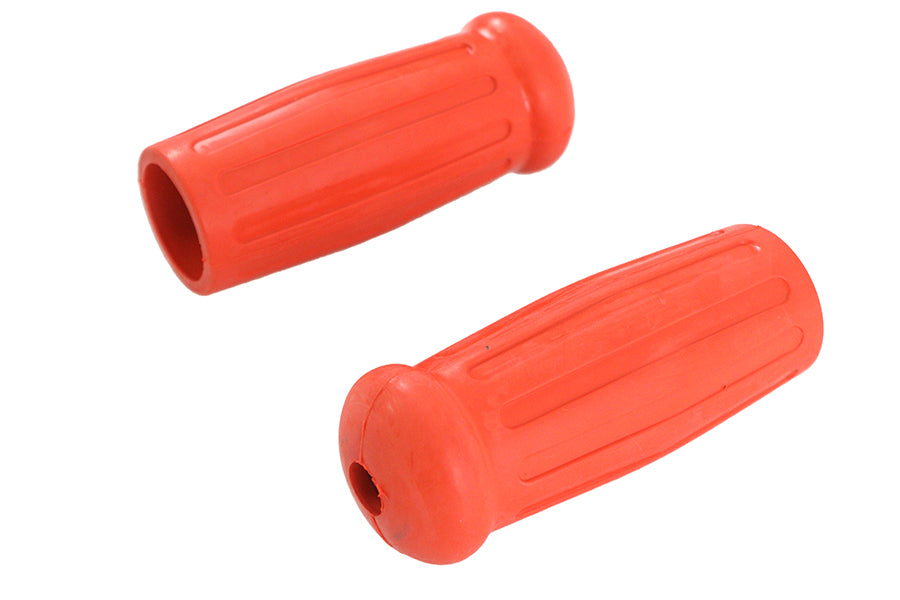 HARLEY Replica Short Stock Handlebar Grip Set Orange fits 1935-1936 VL,  1936-1940 EL,  1937-1948 UL,  1941-1948 FL,