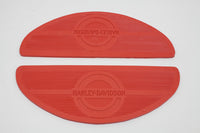HARLEY Red Oval Footbaord Set fits 1940-1965 FLH,   1940-1965 FL,