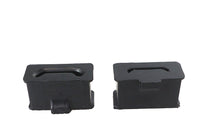 HARLEY Schalldämpferhalterung Set Schwarz Gummi Passend für 1985-UP FLT,