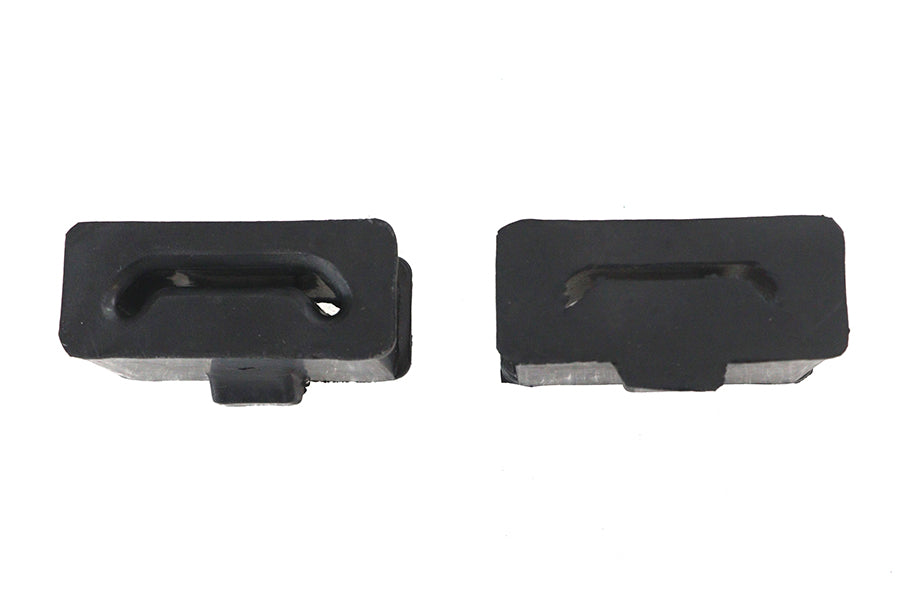 HARLEY Schalldämpferhalterung Set Schwarz Gummi Passend für 1985-UP FLT,