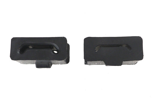 HARLEY Schalldämpferhalterung Set Schwarz Gummi Passend für 1985-UP FLT,