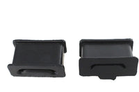 HARLEY Schalldämpferhalterung Set Schwarz Gummi Passend für 1985-UP FLT,
