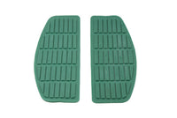 HARLEY Trittbrett-Matten-Set Türkis, passend für 1966-1984 FL, 1980-1990 FLT, 1980-1990 FLT, 1986-1990 FLST,