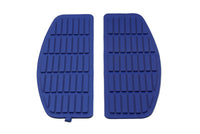 HARLEY Trittbrett-Gummimatten-Set Blau Passend für 1966-1984 FL,   1980-1990 FLT,   1980-1990 FLT,   1986-1990 FLST,