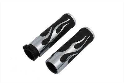 HARLEY Hot Rod Flammen-Stil Griffset Passend für 1982-1984 FL, 1982-1984 FX, 1982-1995 XL, 1984-1995 F