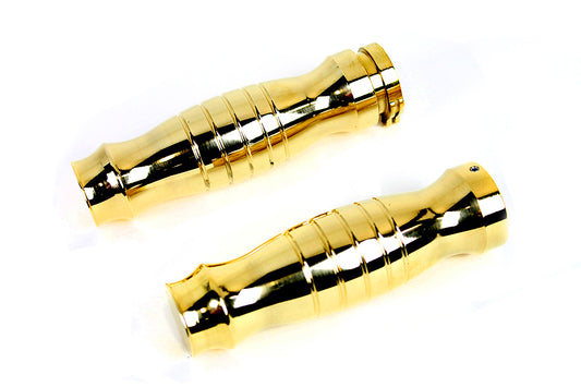 HARLEY Profile Barrel Grip Set Brass fits 1984-2017 FLT,