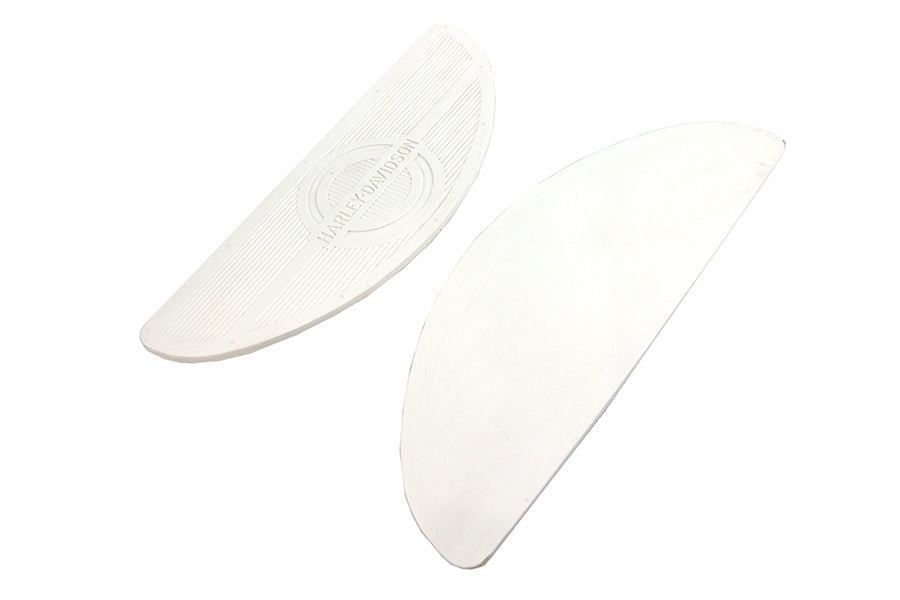 HARLEY Trittbrett-Matten-Set Weiß Passend für 1941-1965 FL,
