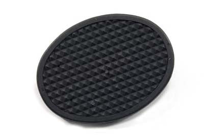 HARLEY Bremsbelag Oval Schwarz Passend für 1945-1984 FL,