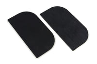 HARLEY Mini-Trittbrettmatten-Set, schwarz, Gummi, passend für 0- Custom, Anwendung für Mini-Trittbretter.
