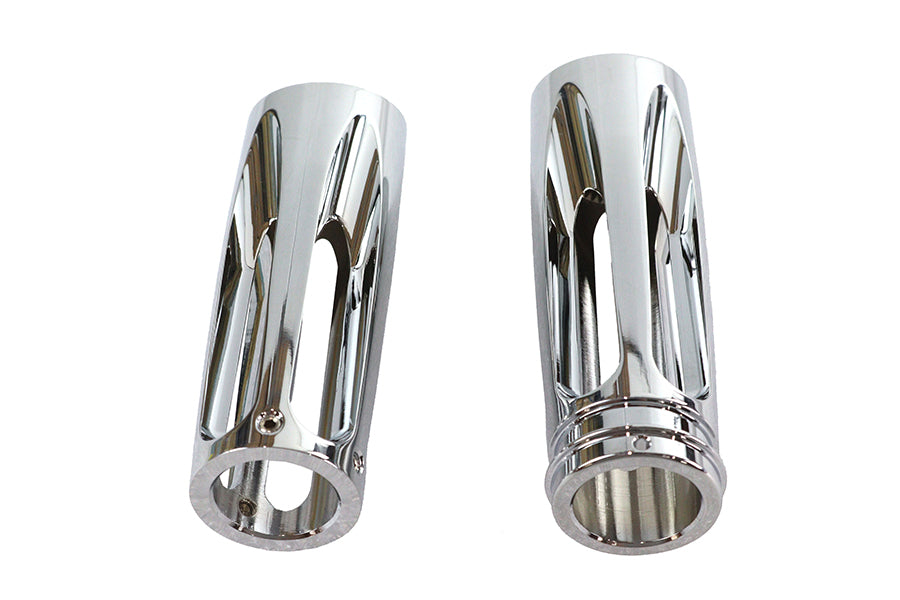 HARLEY Chrom Billet Slasher Style Griffset passt für 2008-UP FLT, 2016-2024 FLSL, 2016-2024 FXST,