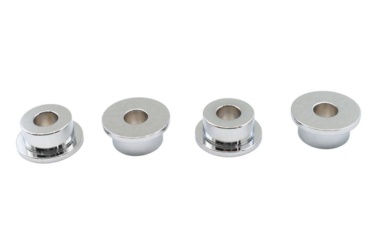 HARLEY Solid Mount Kit Chrom Passend für 1973-1984 FX, 1982-1994 FXR, 1982-1994 FXR, 1991-2017 FXD,