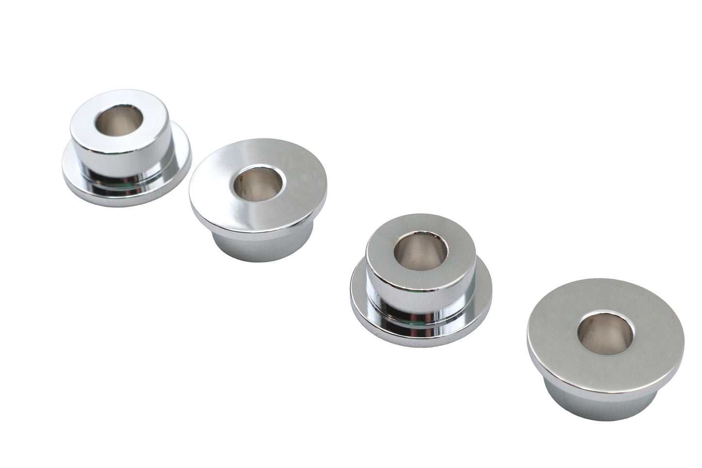 HARLEY Solid Mount Kit Chrom Passend für 1973-1984 FX, 1982-1994 FXR, 1982-1994 FXR, 1991-2017 FXD,
