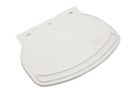 HARLEY Mud Flap Rubber White Plain fits 0-  All, models for front and rear fenders 0-  All, models for front and rear fenders