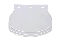 HARLEY Mud Flap Rubber White Plain fits 0-  All, models for front and rear fenders 0-  All, models for front and rear fenders
