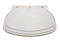HARLEY Mud Flap Rubber White Plain fits 0-  All, models for front and rear fenders 0-  All, models for front and rear fenders