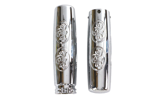 HARLEY Billet Skull Style Griffset Passend für 1982-1984 FL, 1982-1984 FX, 1982-UP XL, 1984-2015 FXST