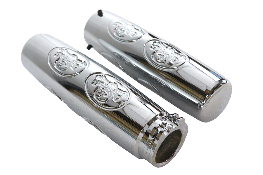 HARLEY Billet Skull Style Griffset Passend für 1982-1984 FL, 1982-1984 FX, 1982-UP XL, 1984-2015 FXST
