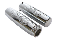 HARLEY Billet Skull Style Griffset Passend für 1982-1984 FL, 1982-1984 FX, 1982-UP XL, 1984-2015 FXST