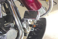 HARLEY Flammen-Bremspedalbelag Passend für 1980-UP FLT, 1980-UP FLT,