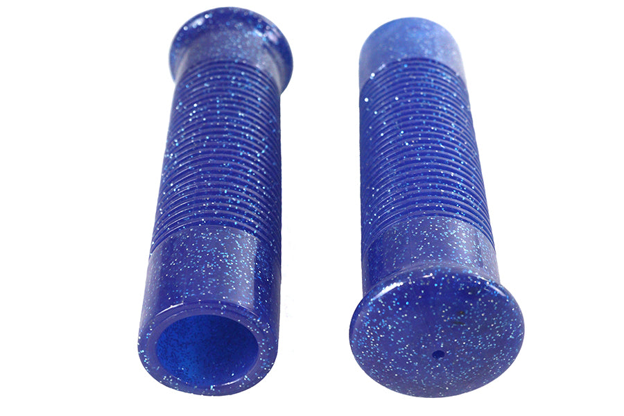 HARLEY Lenkergriff-Set, blau, Metall-Flake, passend für 1974-1984 FL, 1974-1984 FX, 1974-2022 XL, 1984-2015 FXST