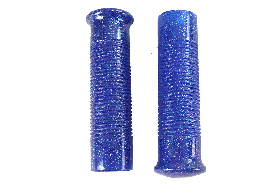HARLEY Lenkergriff-Set, blau, Metall-Flake, passend für 1974-1984 FL, 1974-1984 FX, 1974-2022 XL, 1984-2015 FXST