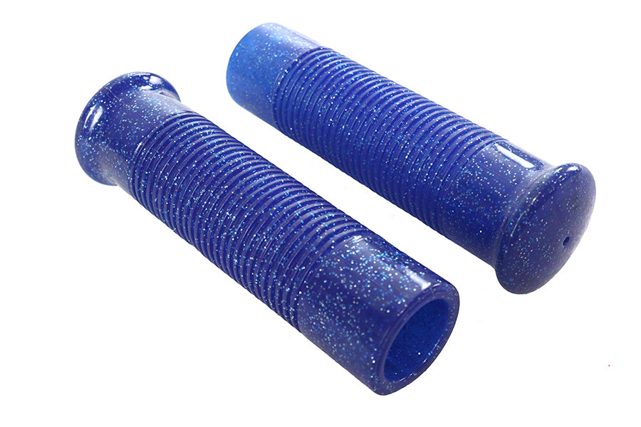 HARLEY Lenkergriff-Set, blau, Metall-Flake, passend für 1974-1984 FL, 1974-1984 FX, 1974-2022 XL, 1984-2015 FXST