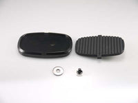 HARLEY Großes Bremspedalauflage Schwarz Passt 1986-UP FLST, 1980-UP FLT, 1980-UP FLT,