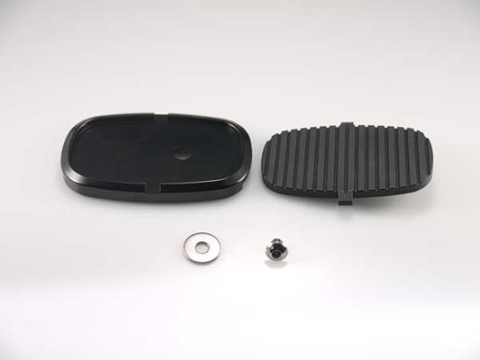HARLEY Großes Bremspedalauflage Schwarz Passt 1986-UP FLST, 1980-UP FLT, 1980-UP FLT,