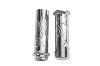 HARLEY Billet Flanged Flame Style Griffset passt für 1974-1984 FL, 1974-1984 FX, 1974-UP XL, 1984-2