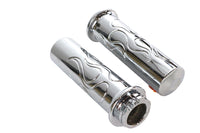 HARLEY Billet Flanged Flame Style Griffset passt für 1974-1984 FL, 1974-1984 FX, 1974-UP XL, 1984-2