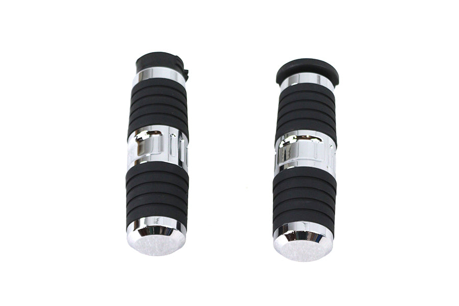 HARLEY Handgriff-Set Chrom Passend für 1996-2007 FLT, 1996-2015 FLST, 1999-2015 FXST, 1996-2017 FXD,