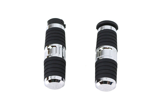 HARLEY Handgriff-Set Chrom Passend für 1996-2007 FLT, 1996-2015 FLST, 1999-2015 FXST, 1996-2017 FXD,