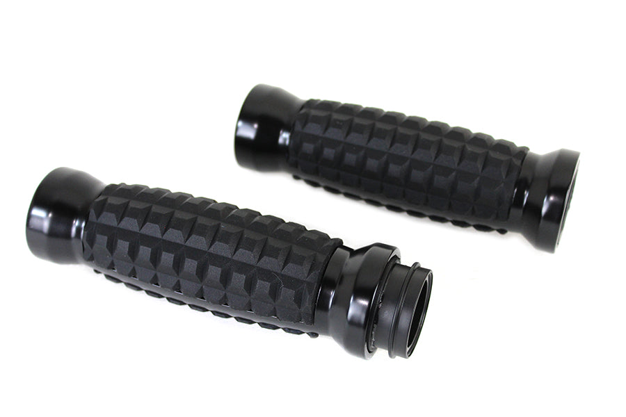 HARLEY Alligator Style Griff-Set Schwarz Passend für 1996-2015 FXST, 1996-2015 FLST, 1996-2017 FXD, 1996