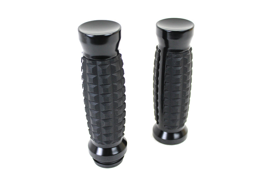 HARLEY Alligator Style Griff-Set Schwarz Passend für 1996-2015 FXST, 1996-2015 FLST, 1996-2017 FXD, 1996
