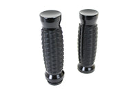 HARLEY Alligator Style Griff-Set Schwarz Passend für 1996-2015 FXST, 1996-2015 FLST, 1996-2017 FXD, 1996