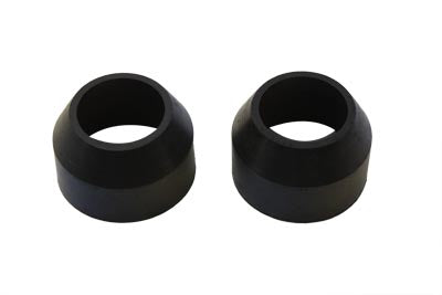 HARLEY 41mm Gummi-Gabelmanschetten Schwarz Passend für 1949-1976 FL,