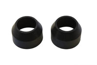 HARLEY 41mm Gummi-Gabelmanschetten Schwarz Passend für 1949-1976 FL,