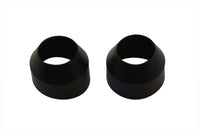 HARLEY 35mm Gummigabelmanschetten Schwarz Passend für 1973-1977 FX, 1973-1977 FXE, 1973-1977 FXS, 1973-1974