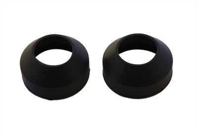 HARLEY Rubber Fork Boots Black fits 1975-1984 FX,   1975-1984 FXE,   1975-1984 FXS,   1982-1987 FXR,   1982-1987 FXR,   1975-1987 XL,