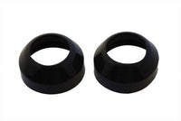 HARLEY 41mm Gabelmanschetten Gummi Schwarz Passend für 1984-UP FXST, 1980-1983 FX,